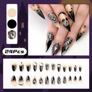  24 Adorable Press-On Nails cashymart