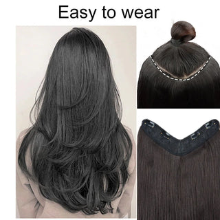  WIGSIN 22 Inch Synthetic V Shaped Hair Extension cashymart