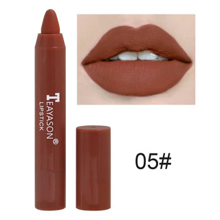  Nude Velvet Matte Lipstick Long Lasting Waterproof Color Rendering Non-stick Cup Lip Glaze Liner Pencil Woman Cosmetics cashymart