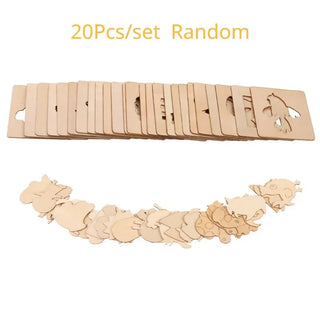  20 Wooden Stencils cashymart