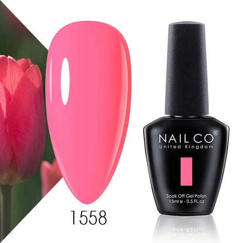 NAILCO 15ml UV Gel Topplack och Baslack Set