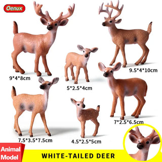  African Wild Animal PVC Figurines - Set of 4 cashymart