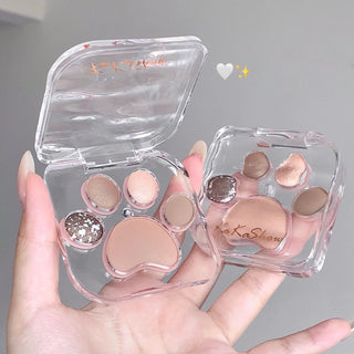  Cat Paw Shape Eye Shadow Palette 5 Colors cashymart