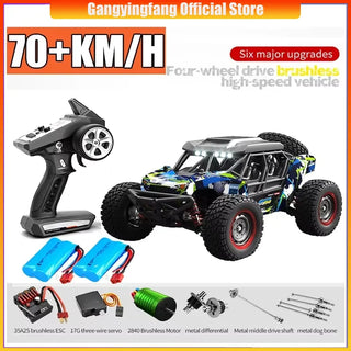  High-Speed 1/16 4WD Off-Road RC Car - 70KM/H Brushless Crawler Toy cashymart