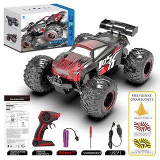  High-Speed Off-Road Remote Control Monster Truck with LED Lights cashymart