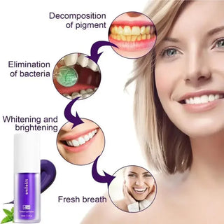  Whitening V34 Purple Toothpaste cashymart