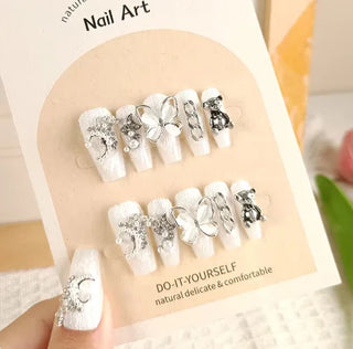  Advanced Luxury Handmade Square Press-On Nails cashymart