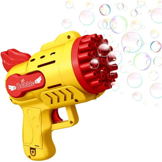  LED Bubble Gun with Safe Foam Toy cashymart