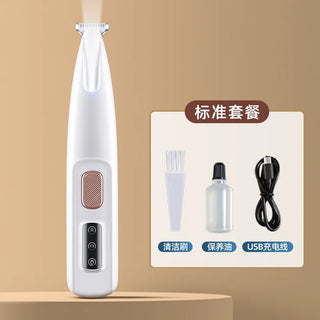 Dog Paw Trimmer with LED Light