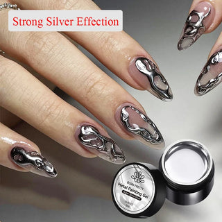  Born Pretty 5ml Metallic Silver Gel Polish cashymart