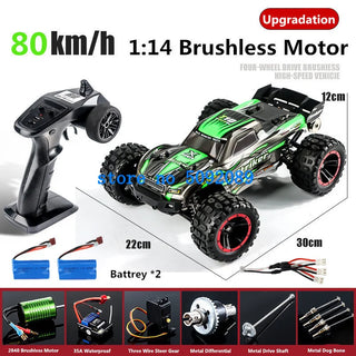  High-Speed 1:14 Metal RC Drift Car - Waterproof & All-Terrain Fun cashymart