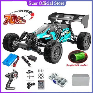 High-Speed 1:16 4WD LED Remote Control Off-Road Monster Truck