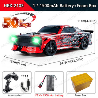  High-Speed Haiboxing 2103 1:14 RC Drift Truck - 50KM/H Fun cashymart