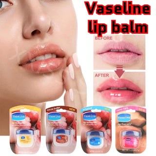  Natural Long-lasting Vaseline Lip Balm for Nourished, Cracked Lips - 7g cashymart