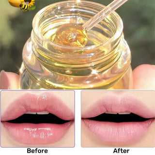  10ML Honey Lip Oil Smoothing Lip Sleep Repair Balm cashymart