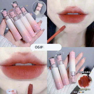  Cute Bear Matte Muse Lip Mud Long Lasting Lipgloss Velvet Mist cashymart