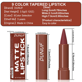  Tapered Gradient Lip Liner Matte Black Brown Velvet Lip Makeup cashymart