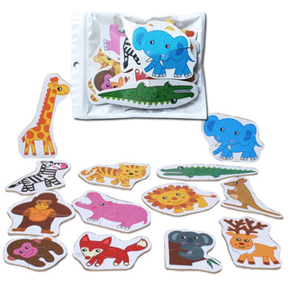  Wooden Animal Jigsaw Puzzle Set cashymart