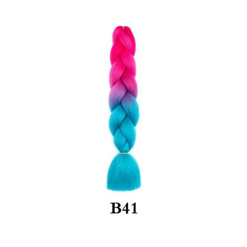 Ombre Jumbo Braiding Hair Extension 24 Inch