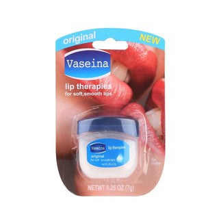  Natural Long-lasting Vaseline Lip Balm for Nourished, Cracked Lips - 7g cashymart