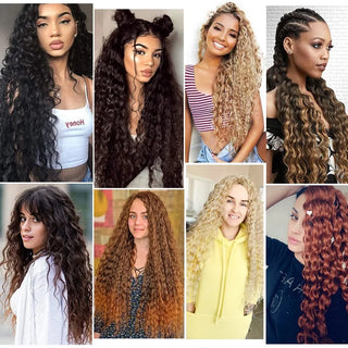  30 Inch Deep Wave Crochet Hair Extensions cashymart