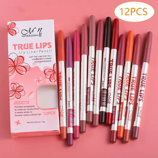  6/12Pcs/set Cosmetic Professional Wood Lipliner Tool cashymart