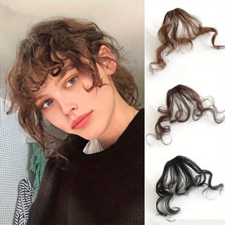  Sunslymei Curly Clip In Bangs Extension cashymart