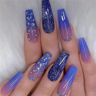  Vibrant Ballerina Nail Tips Set cashymart