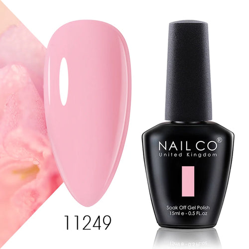 NAILCO 15ml UV Gel Topplack och Baslack Set