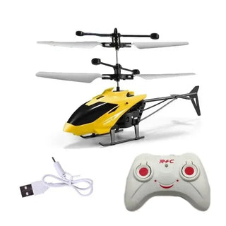  Safe & Fun Rechargeable Mini RC Helicopter Drone cashymart