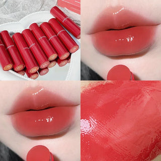  Water Mirror Solid Lip Gloss Lipstick Long Lasting Moisturizing Nude Lip Tint cashymart