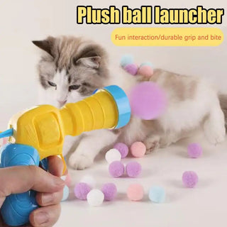  Silent Plush Ball Launcher: Fun Interactive Toy cashymart