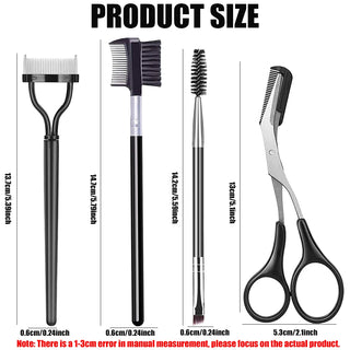  Eyebrow Brush Set With Lash Separator Tools cashymart