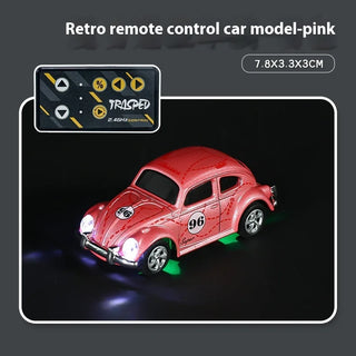 Wireless Mini Beetle Alloy RC Car - Perfect Gift for Kids & Men