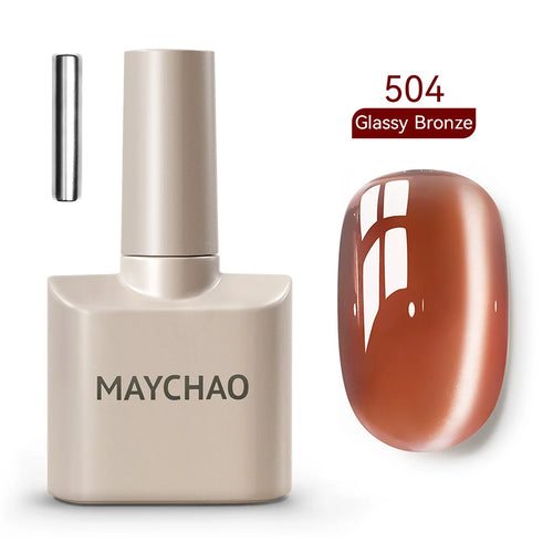 Maychao 12ml Cat Eye Gel Nail Polish Rainbow Effect