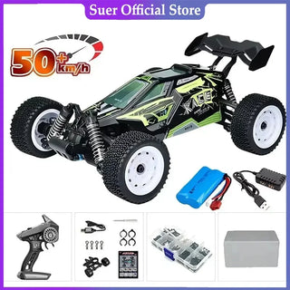  High-Speed 1:16 4WD LED Remote Control Off-Road Monster Truck cashymart