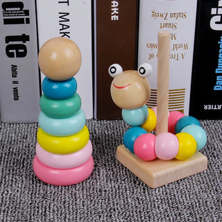  Rainbow Stack Tower Worm Puzzles cashymart