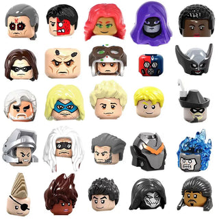  MOC Heroes Movie Evil Villain Characters Building Blocks Toy Set cashymart