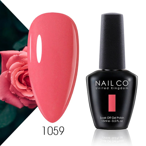 NAILCO 15ml UV Gel Topplack och Baslack Set