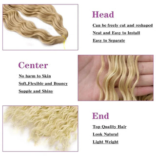  30 Inch Deep Wave Crochet Hair Extensions cashymart