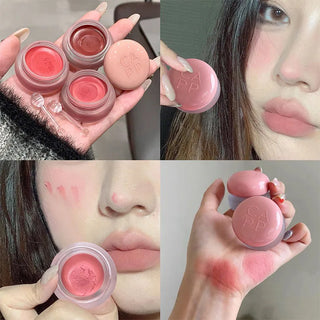  New Small Round Jar Lip Mud Matte Waterproof Lip Cosmetics cashymart