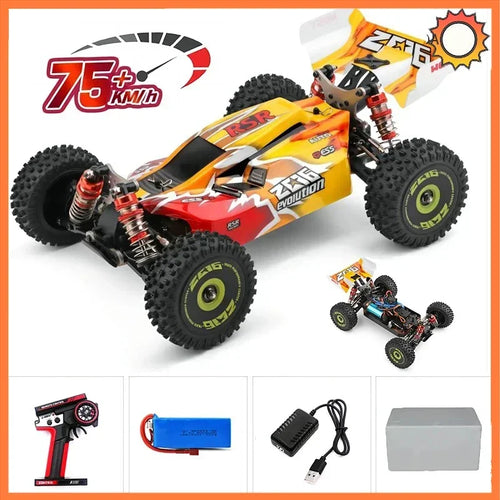 سيارة RC WLtoys 144001 1:14 عالية السرعة - مغامرة طرق وعرة بسرعة 60 كم/س
