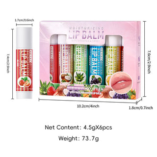  Fruit Fusion Lip Balm Set cashymart