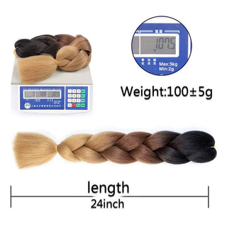  Synthetic Ombre Jumbo Braiding Hair 24 Inch cashymart