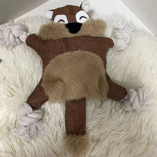  Squeaky Squirrel Dog Toy for Aggressive Chewers cashymart