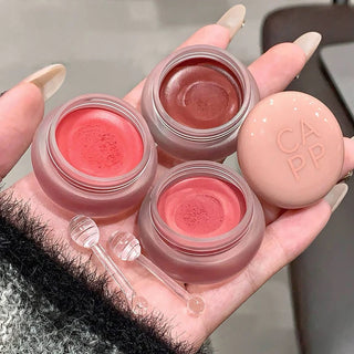  New Small Round Jar Lip Mud Matte Waterproof Lip Cosmetics cashymart