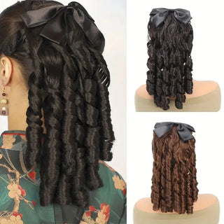  Synthetic Roman Roll Ponytail Hair Extensions cashymart
