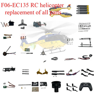  Complete Replacement Kit for F06-EC135 RC Helicopter Parts & Upgrades cashymart