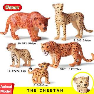  African Wild Animal PVC Figurines - Set of 4 cashymart