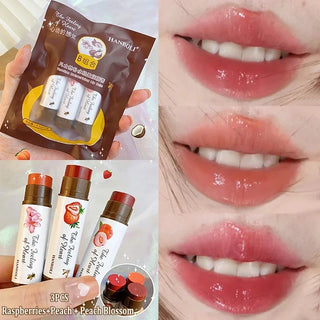  1/3PCS Set Colored Lip Balm Moisturizing Tint Lip Makeup cashymart